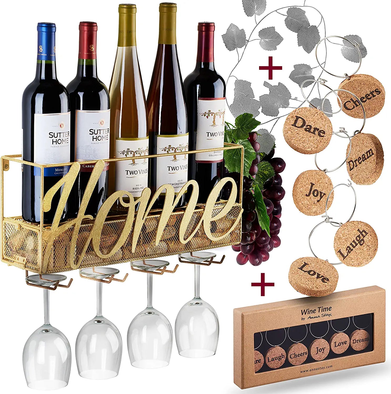WALL MOUNTED WINE RACK: HOME GOLD