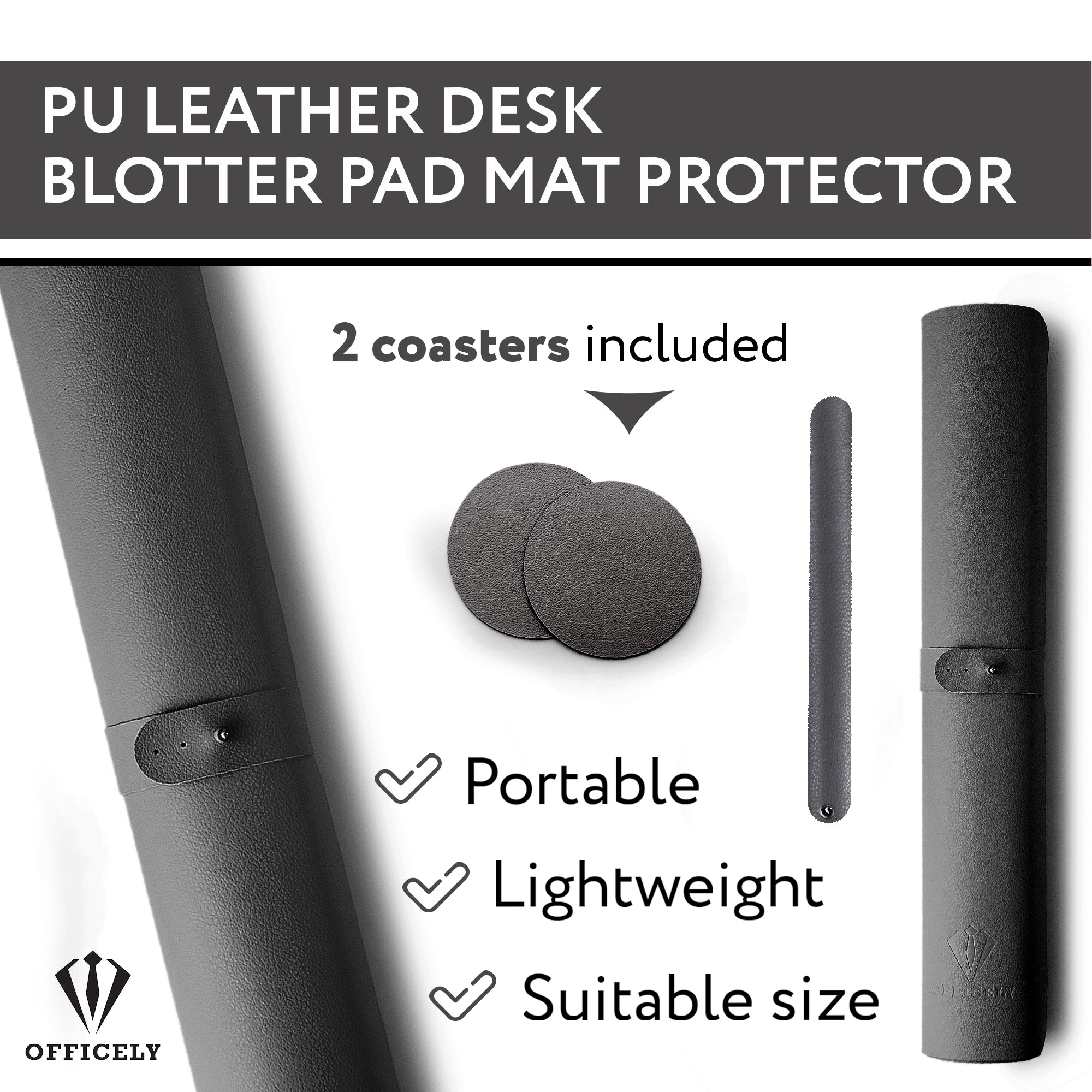 24 X 60 Inch XL Desk Pad Protector Clear Desk Mats Blotter on Top of Desks  for L